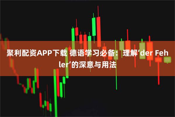 聚利配资APP下载 德语学习必备：理解‘der Fehler’的深意与用法